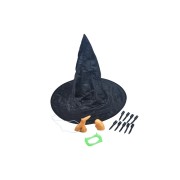 Čarodejnícky klobúk + doplnky