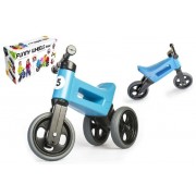 Odrážadlo modré FUNNY WHEELS 2v1 výška sedadla nastaviteľná 28 / 31cm