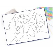 Maľovanie pieskom šablóna A4 animák 3