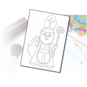 Šablóna na pieskovanie Mikuláš A6