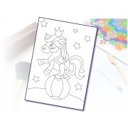 Maľovanie pieskom šablóna A4 poník