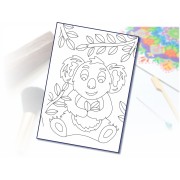 Maľovanie pieskom šablóna A4 koala