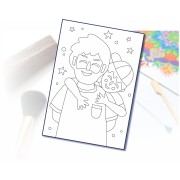 Maľovanie pieskom šablóna A4 pre otecka 2