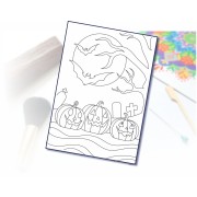 Maľovanie pieskom šablóna A4 cintorín