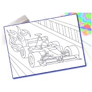 Maľovanie pieskom šablóna A4 formule