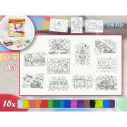 Veľká sada TECHNIKA - Farebné pieskovanie obrázkov