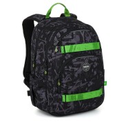 Študentský batoh Grafitti green VIKI 26041