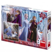 Puzzle 3v1 Ľadové kráľovstvo II / Frozen II 3x55dílků