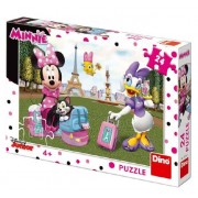 Puzzle Minnie v Paríži 24 dielikov 26x18 cm