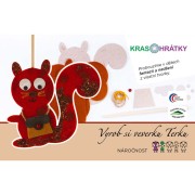 Krasohrátky kreatívny set veverička Terka