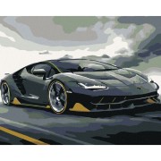 Diamantové maľovanie na ráme - LAMBORGHINI 40x50 cm