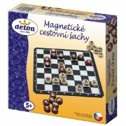 Magnetické cestovné šach drevo