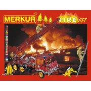 Stavebnica MERKUR FIRE Set 20 modelov 708 ks 2 vrstvy
