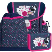 Školská taška BELMIL 403-13 Lovely kittens - SET a doprava zdarma