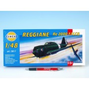 Model Reggiane RE 2000 Falco 1:48 16,1x22cm 31x13,5x3,5cm