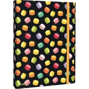 Box na zošity s chlopňou A4 Macarons
