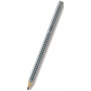 Grafitová ceruzka Faber-Castell Grip Jumbo tvrdosť HB strieborná