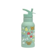 A Little Lovely Company - antikorová fľaša na pitie, 350 ml - radosť