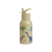 A Little Lovely Company - antikorová fľaša na pitie, 350 ml - dinosaury