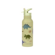 A Little Lovely Company - antikorová fľaša na pitie, 500 ml - dinosaury