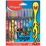 Detské fixky Maped Color'Peps Monster 12 farieb