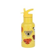 A Little Lovely Company - antikorová fľaša na pitie, 350 ml - zvierací kamaráti