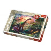 Puzzle Dinosaury 100 dielikov 41x27,5cm