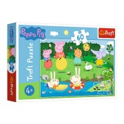 Puzzle Prasiatko Peppa Pig Prázdninová zábava 60 dielikov