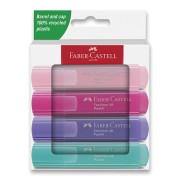 Zvýrazňovač Faber-Castell Textliner 48 Pastel - sada 4 farieb