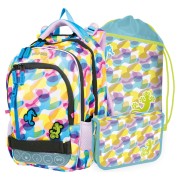 Školská taška pre prvákov Stil Junior Vibe set, doprava a obálka s cvokom zadarmo