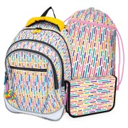 Školská taška pre prvákov Stil Prime Candy set, doprava a obálka s cvokom zadarmo