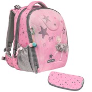 Batoh do školy BELMIL Sturdy Ballet Light Pink + pouzdro