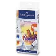 Akvarelové farby Faber-Castell 12 farieb