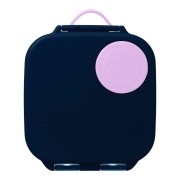 Desiatový box stredný - indigo/růžový