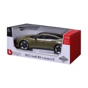 Bburago - Autá HOBBY, 2022 Audi RS e-tron GT, army zelená, 1:18