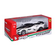 Bburago - RACE+PLAY, Ferrari FXX-K EVO, bielo-čierna, 1:18