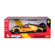 Bburago - RACING, FERRARI 499P, žltá, 1:18