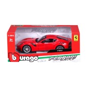 Bburago - RACE+PLAY,  Ferrari F12tdf, červená, 1:24