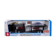 Bburago - Kamión s návesom Multicar Carrier Scania 770S + Lamborghini Urus, 1:43