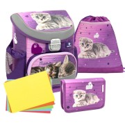 Školská taška pre prváka Belmil MiniFit 405-33 Little Caty SET