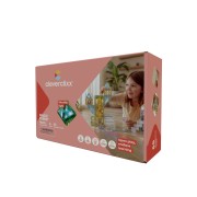 Cleverclixx – Magnetická stavebnica Magic Forest Pack Pastel – 65 ks