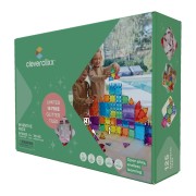 Cleverclixx – Magnetická stavebnica Inventive Pack Intense – 110 ks + 15 ks zadarmo
