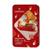 Cleverclixx – Magnetická stavebnica Mini Tiles – Mikuláš – 30 ks
