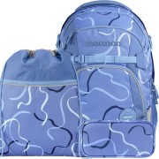 Školský batoh Coocazoo MATE Cool Breeze 3 dílný set, peňaženka ve stejném designu a doprava zdarma