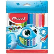 Detské fixky Maped Color'Peps Ocean 12 farieb