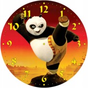 Detské hodiny Panda bojovník