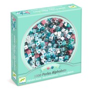 Kreatívna súprava korálikov - abeceda so striebornými efektmi