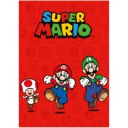 Detská deka Super Mario Red