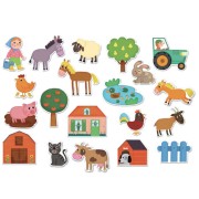 Magnety pre deti farma drevené Vilac