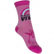 Ponožky Emoji dievčenské ružové